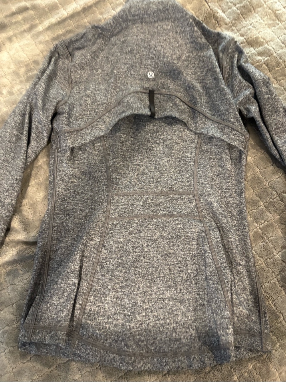 lululemon athletica Gray Hooded Utility Jacket